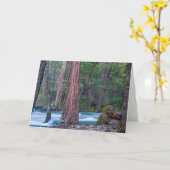 Sequoias & Merced River Yosemite National Park, CA Karte (Gelbe Blume)