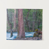 Sequoias & Merced River Yosemite National Park, CA Wandteppich (Vorderseite (Horizontal))