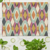 Sequoyah Oval Ikat Küchentuch (Gefaltet)