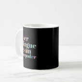 Ser Bilingue Es Un Superder Bilingual Spanieacher Kaffeetasse (Vorderseite Links)