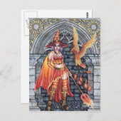 Serafina & Firenze - Feuerzeuge Postkarte (Vorne/Hinten)