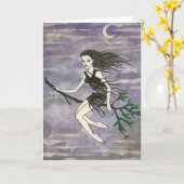 "Serafina" Hexe-Karte Karte (Gelbe Blume)