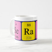 Seraina Periodenname Tasse (Vorderseite Links)