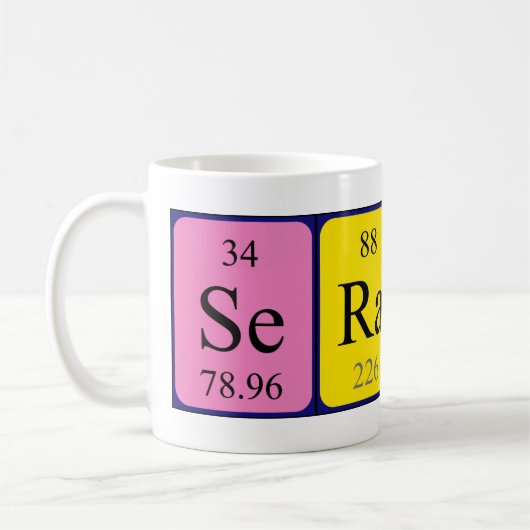 Seraina Periodenname Tasse (Links)