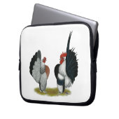 Serama Bantams Laptopschutzhülle (Vorderseite Links)