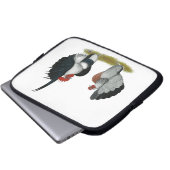 Serama Bantams Laptopschutzhülle (Vorne Knopf)