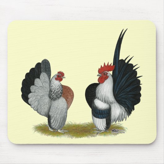 Serama Bantams Mousepad (Vorne)