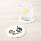 Serama Bantams Untersetzer (Seite)