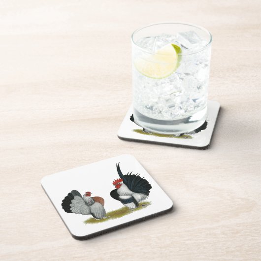 Serama Bantams Untersetzer (Rechte Seite)