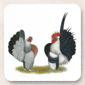 Serama Bantams Untersetzer (Vorderseite)