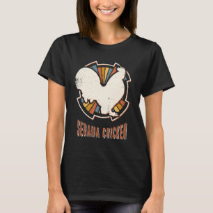 Serama-Huhn Vintage Klassisch Retro Tierliebe T-Shirt