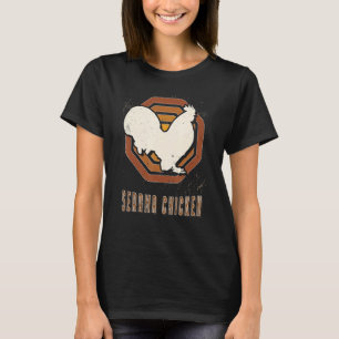 Serama-Huhn Vintage Retro Klassiker Tierliebe T-Shirt
