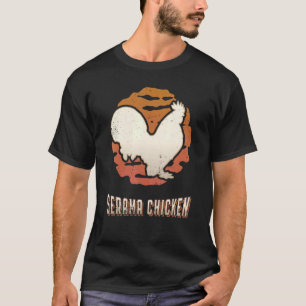 Serama-Huhn Vintage Retro Klassisches Tier Sonnenu T-Shirt