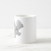 serama zischen HuhnKaffeetasse Kaffeetasse (Mittel)