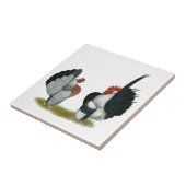 Serama Zwerghühner Fliese (Seite)