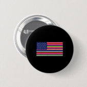 Serape Cinco De Mayo Par Button (Vorne & Hinten)