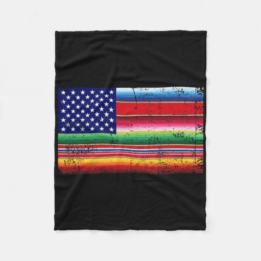 Serape Cinco De Mayo Par Fleecedecke (Vorderseite)