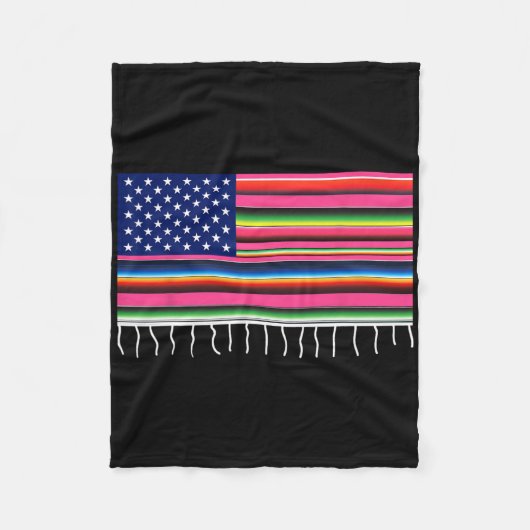 Serape Cinco De Mayo Par Fleecedecke (Vorderseite)