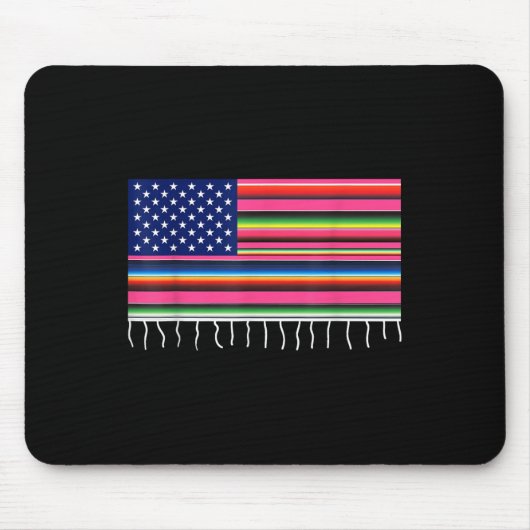 Serape Cinco De Mayo Par Mousepad (Vorne)