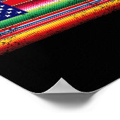 Serape Cinco De Mayo Par Poster (Ecke)