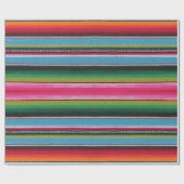 serape Druck, Packpapier, Babyblau Geschenkpapier (Flach)