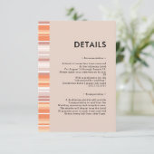 Serape Fall Saison | Details Begleitkarte (Stehend Vorderseite)