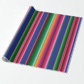 Serape Fiesta Wrapping Paper Geschenkpapier (Ungerollt)
