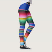 Serape Muster-Leggings mutiger Lapis blauer Leggings (Rechts)