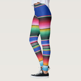 Serape Muster-Leggings mutiger Lapis blauer Leggings