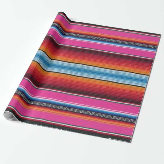 Serape Packpapier   Rosa (Ungerollt)