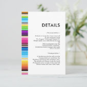 Serape Spring | Begleitkarte (Stehend Vorderseite)