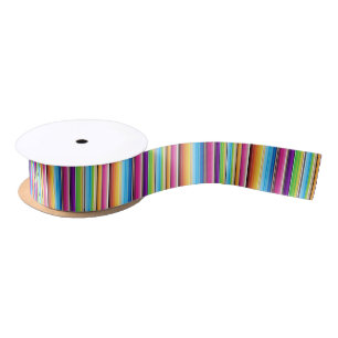 Serape Springtime Vibrant Satinband