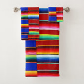 Serape Streifen Badehandtuch Set (Insitu)
