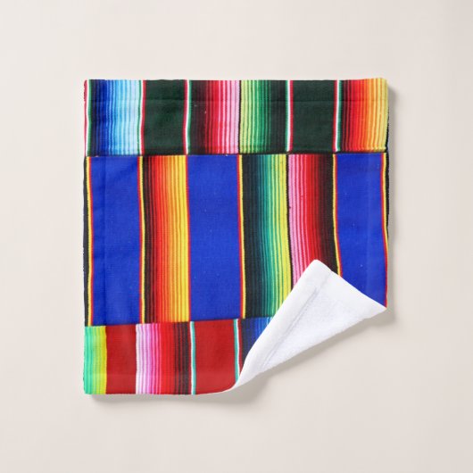 Serape Streifen Badhandtuch Set (Waschlappen)