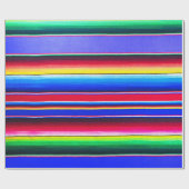 Serape Streifen-Druck Lavendel Geschenkpapier (Flach)