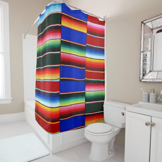 Serape Strip Duschvorhang (Beispiel)