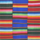 Serape Stripe custom Aufkleber (Vorderseite)