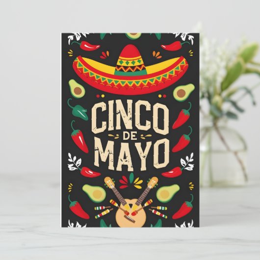 Serape Stripe Postkarte (Stehend Vorderseite)