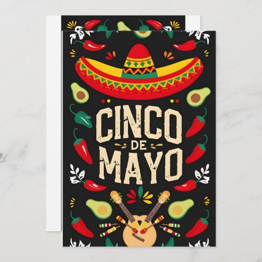 Serape Stripe Postkarte (Vorne/Hinten)