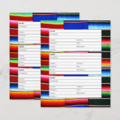 Serape stripes Adressseite (Vorne/Hinten)