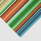 Serape Summer Stripes Seidenpapier (Ausschnitt)