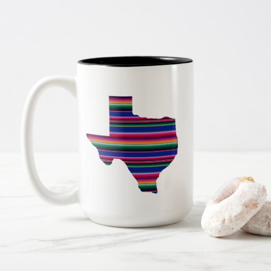 Serape Texas Tasse (Mit Donut)