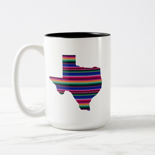 Serape Texas Tasse (Links)