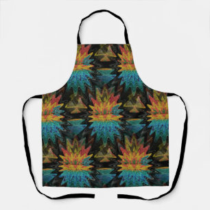 Serape Tribal Südwest Red Pattern Schürze