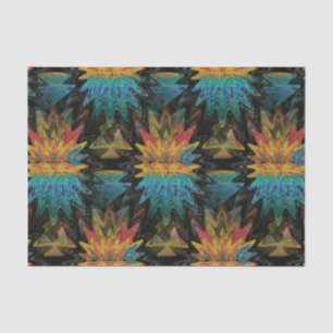 Serape Tribal Südwest Red Pattern Seidenpapier