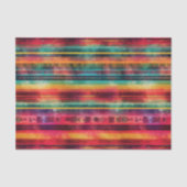 Serape Watercolor Fiesta Mexican Blanket Seidenpapier (Vorderseite)