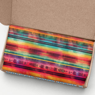 Serape Watercolor Fiesta Mexican Blanket Seidenpapier