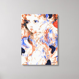 Seraph Angel Mythischer Kreaturentink-Stift Zeichn Leinwanddruck