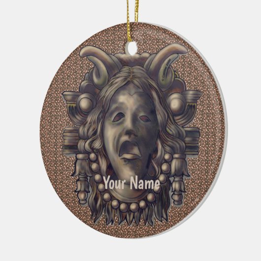 Seraph Gargoyle Keramik Ornament (Links)