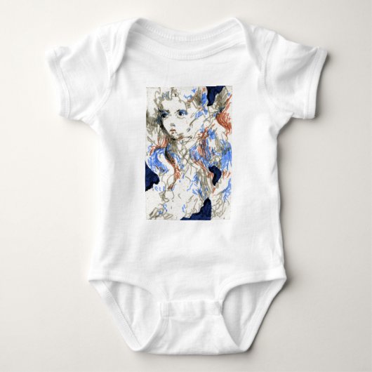 Seraph Ink Pen Zeichnend Baby Strampler (Vorderseite)